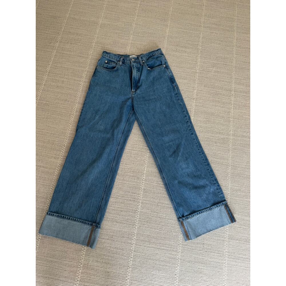Frame - High Rise Wide Leg Jeans With Hem $284 Size 27 - Picture 2 of 6